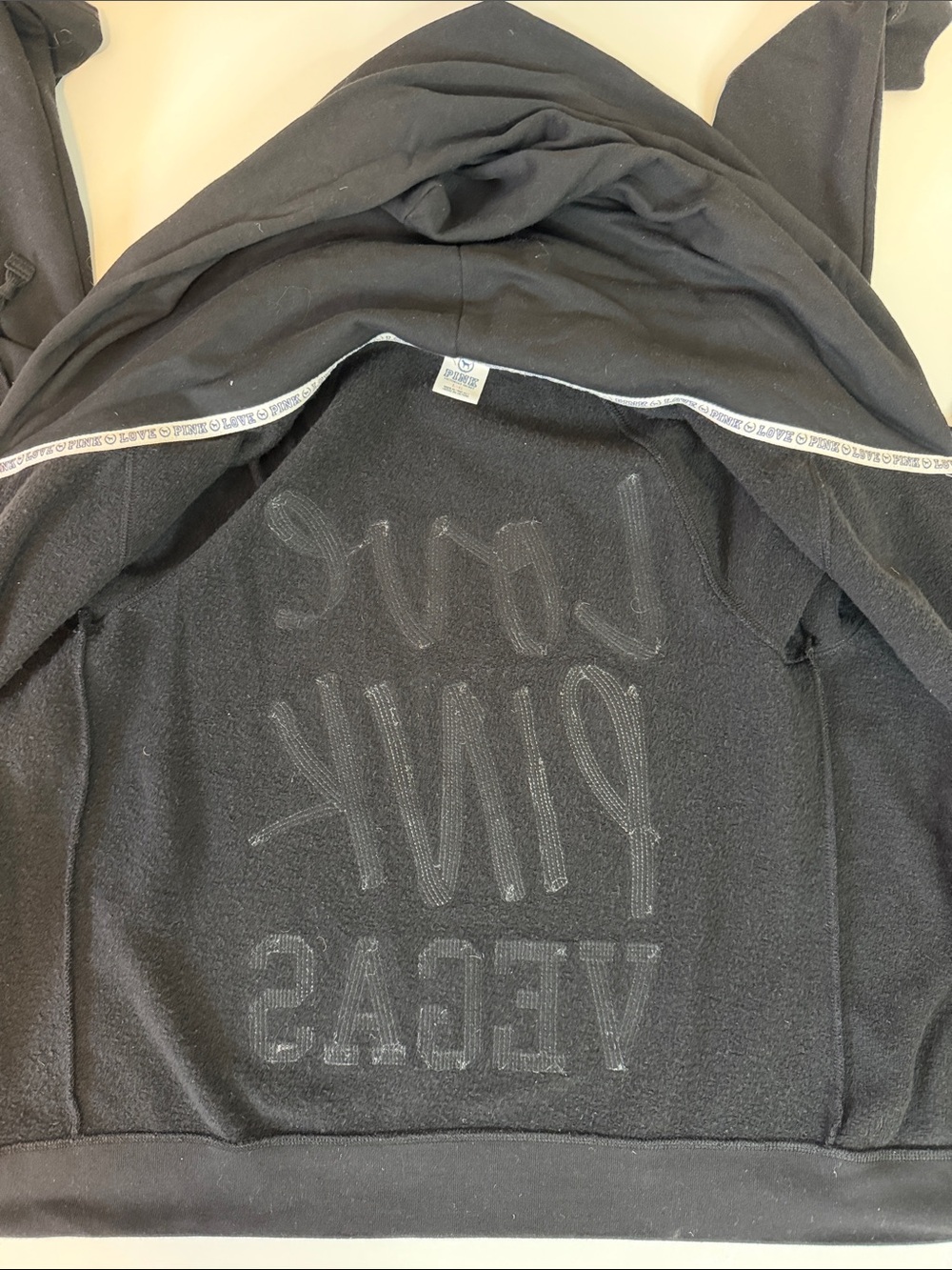 PINK Victorias Secret sequin Las Vegas hoodie - Picture 7 of 10